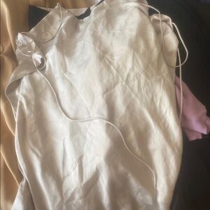 Zara satin slip dress